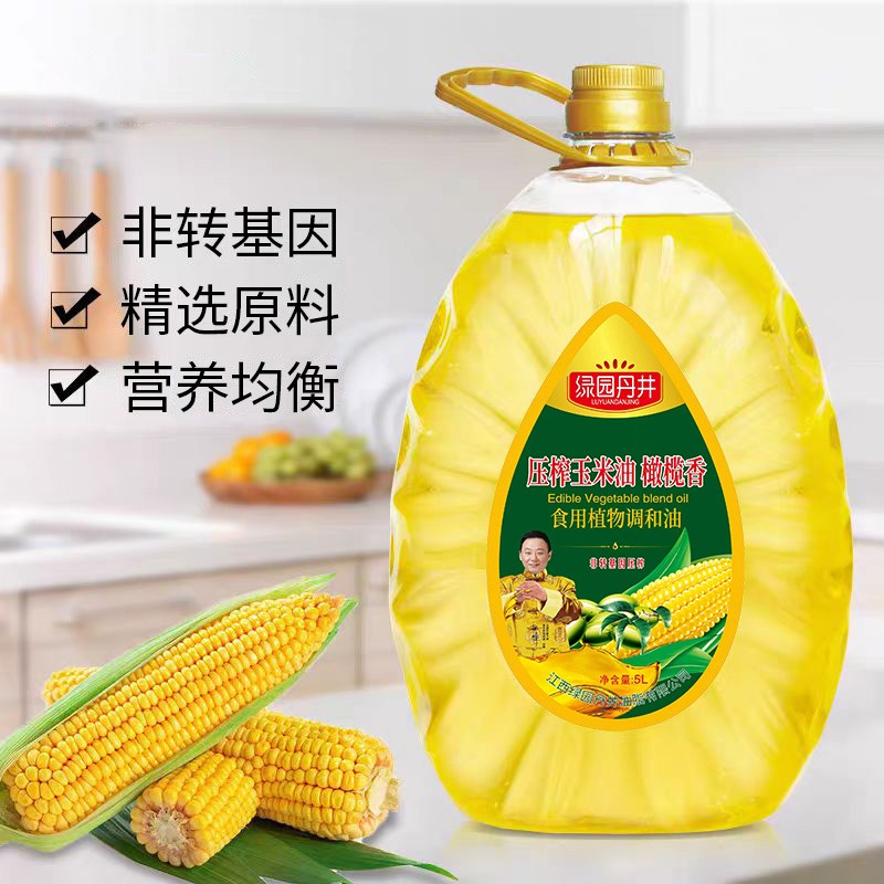 37000cm威尼斯 压榨玉米油橄榄香食用植物调和油 5L